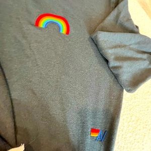 Aviator Nation Rainbow Sweater